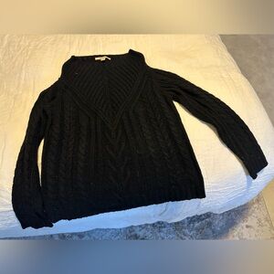 Francesca's Miami Cable Knit Sweater 100% Acrylic